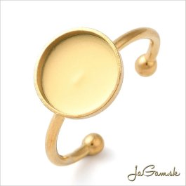 Základ na prsteň s lôžkom CHIRURGICKÁ OCEĽ 10mm, 1ks (CH1783g)